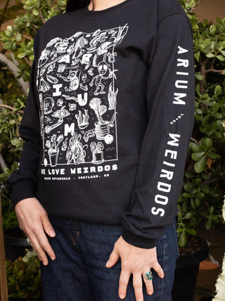 Arium Loves Weirdos - Long Sleve Shirt