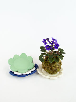 ARIUM CLAYWORKS - Flower Petal Saucers
